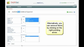 13. How to Add Equipment to Your Fleet in Yachtsys