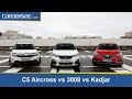 Comparatif suv citron c5 aircross peugeot 3008 renault kadjar  suprmatie en jeu