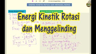 Video Pembelajaran Fisika Energi Kinetik Rotasi dan Menggelinding