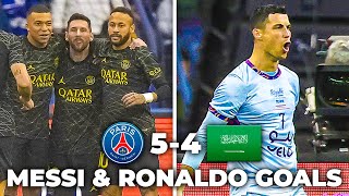 All Messi & Ronaldo Goals Psg Vs. Riyadh All-Stars Match Highlights