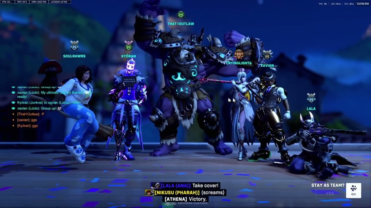 no. 1 six stack in overwatch…