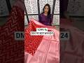budget range semi Kovai pattu sarees vt zari weaving zigzag lines contrast weaving border #shorts