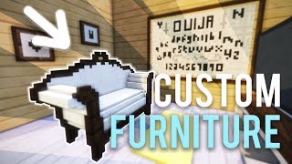 CUSTOM FURNITURE In MINECRAFT | Perfect for Minecraft roleplay | Chisel and Bits & Little Tiles | 1