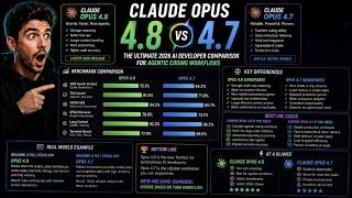 Claude Opus 4.8 vs 4.7: The Ultimate 2026 AI Developer Comparison For Agentic Coding Workflows!!
