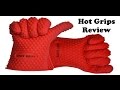 Review hot grips silicone bbq gloves  pigskin barbeque