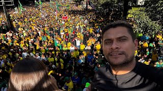 Desmentindo a imprensa, Avenida Paulista lotada