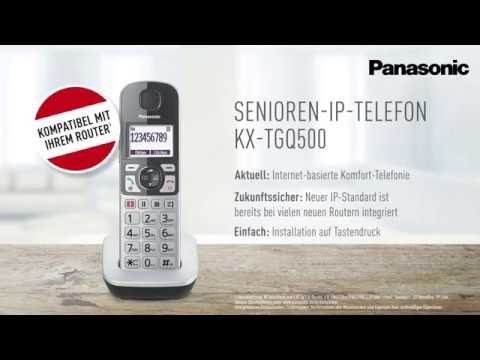 IP Seniorentelefon KX-TGQ500 moderne Technik einfach zu bedienen | Panasonic Produktvorstellung IP Seniorentelefon KX-TGQ500 moderne Technik einfach zu bedienen | Panasonic Produktvorstellung