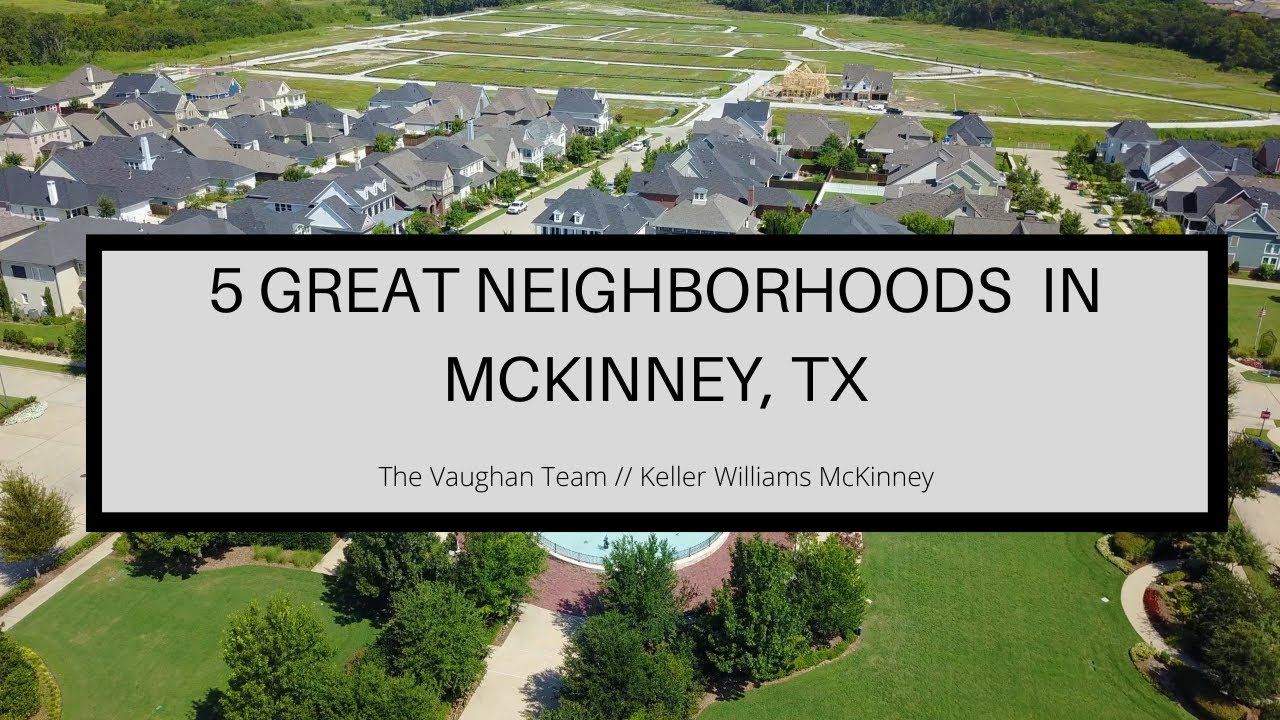 5 Best Neighborhoods in McKinney, TX // Living in McKinney YouTube