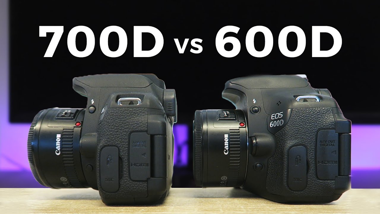 kook een maaltijd Absoluut Slank Canon EOS 700D VS EOS 600D - YouTube