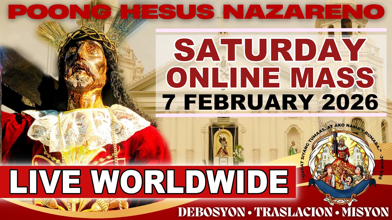 QUIAPO CHURCH LIVE MASS TODAY · 7 FEBRUARY 2026 · SATURDAY (HEALING MASS)