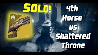 Solo 4Th Horseman Vs Shattered Throne Bosses Bugged - Destiny 2 Lightfall