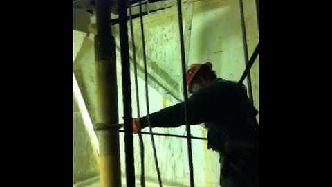 Jacking back a stand of 6in collars