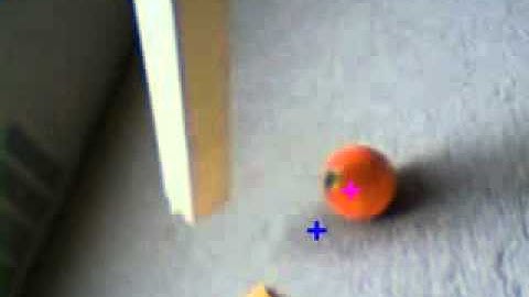 Orange object tracking using roborealm  2 objects