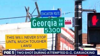 YOUNG WASHINGTON, DC COUPLE SHOT DURING ATTEMPTED CARJACKING JAN 13, 2025 THE LAWS ARE TO WEAK!