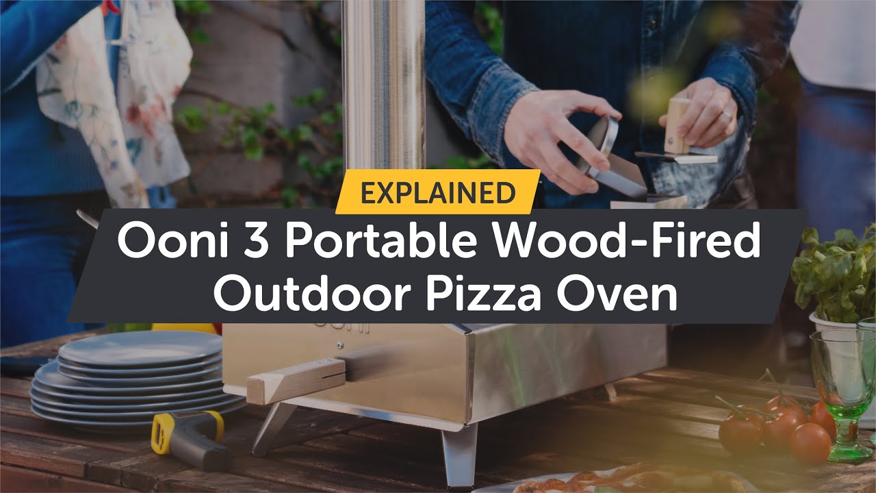 Ooni 3 Portable WoodFired Outdoor Pizza Oven Explained YouTube