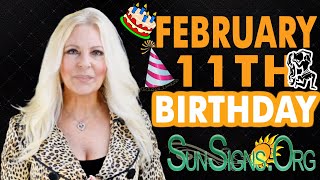♒️ Born On February 11th - Happy Birthday - Today's Zodiac Horoscope Personality - SunSigns.Org