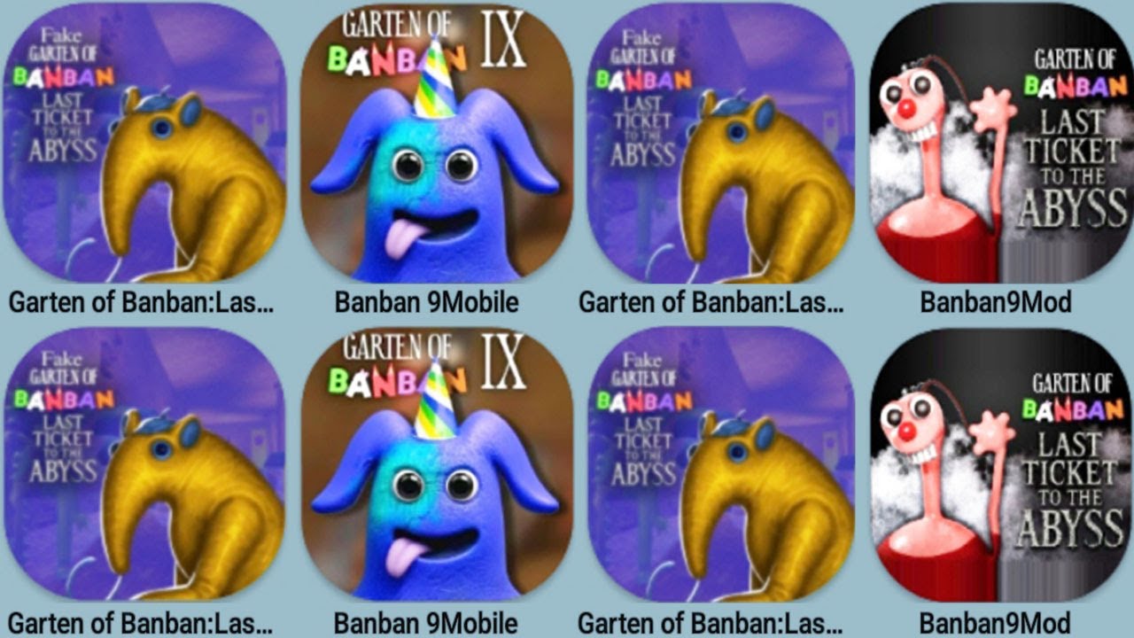 Garten Of Banban 9 Mobile :  Last Ticket to the Abyss | New Update Full GamePlay - Fanmade