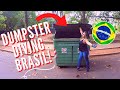 MEU PRIMEIRO DUMPSTER DIVING NO BRASIL + ACHEI A CASA DA HEBE CAMARGO CHEIA DE LIXO!!!