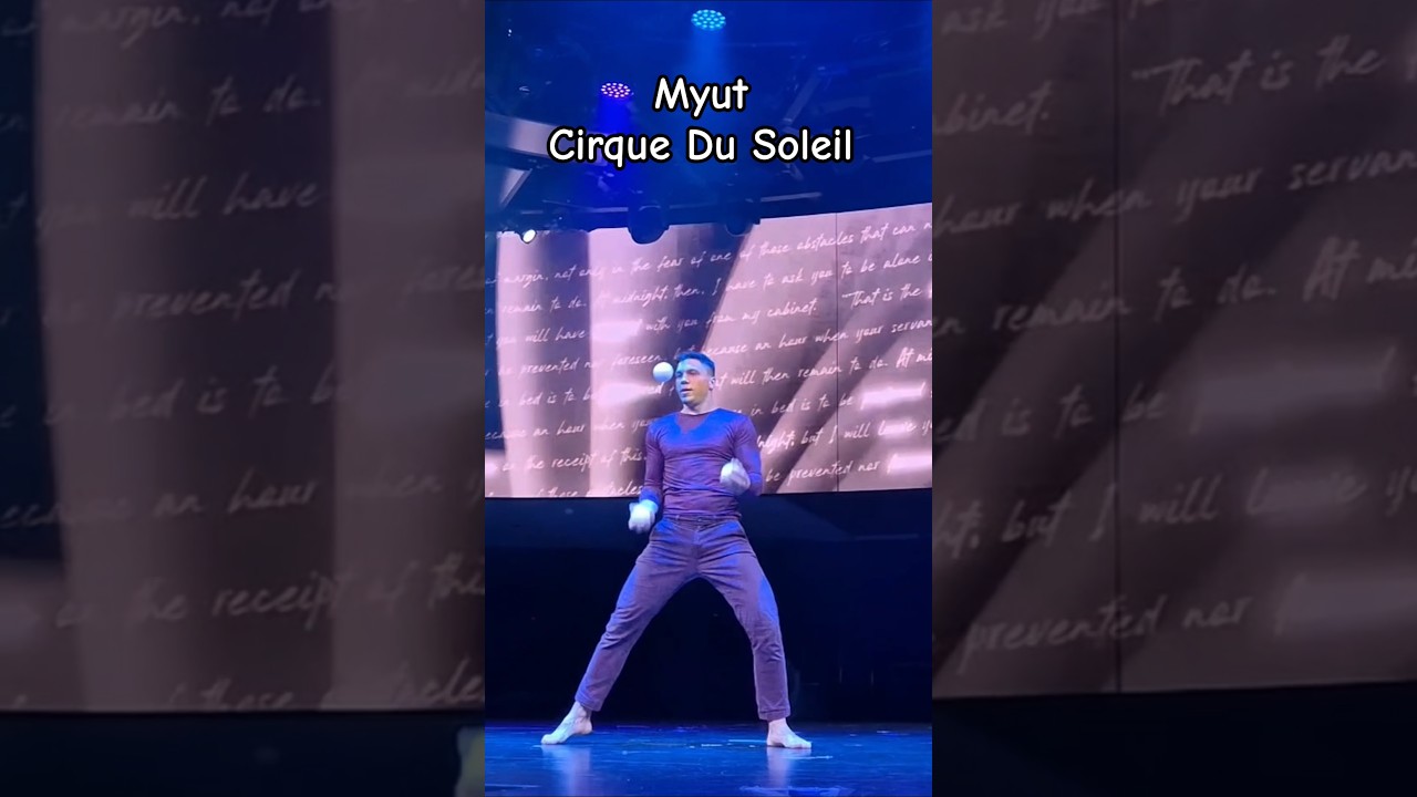 Myut. Cirque Du Soleil on Msc Bellissima #juggler #show #cruise