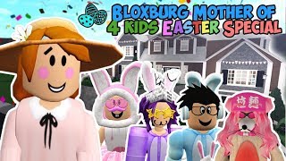 BLOXBURG MOTHER OF 4 KIDS EASTER SPECIAL... we hunted fruit instead (Roblox Roleplay)