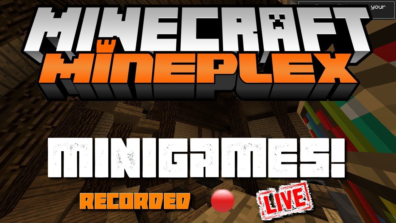 OpplundTest | Minecraft's Finest Cookie Monster's first ever Livestream! Minigames! (VOD 7/12/19)