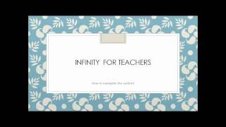Infinity Access for Teachers