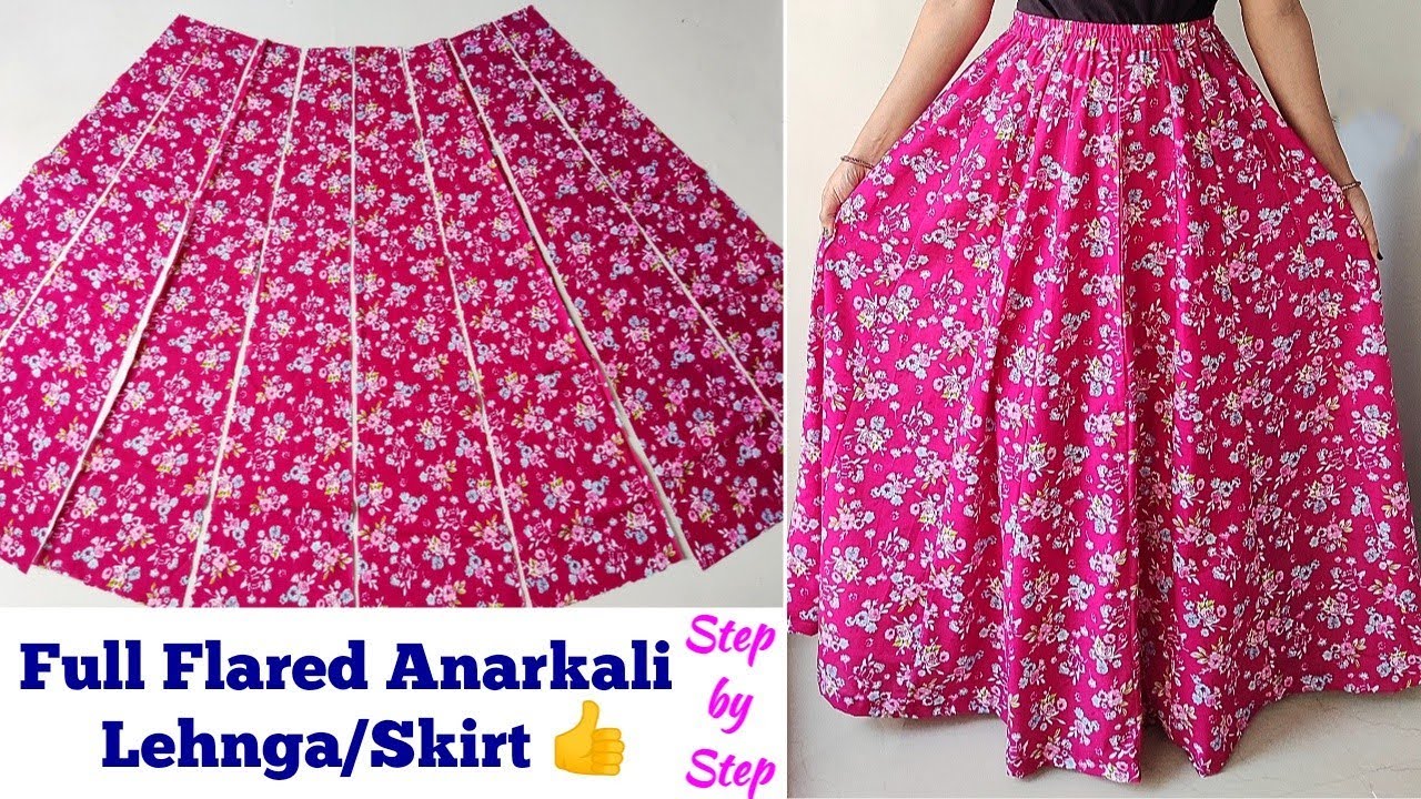 Buy Women Yellow Tie  Dye Pocket Anarkali Skirt Online at Sassafras