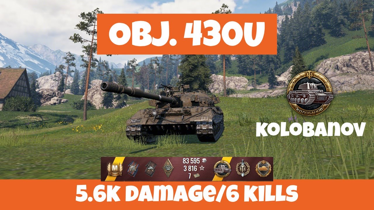 Object 430U — Kolobanov Medal🥇5.6K DAMAGE & 6 KILLS | World of Tanks