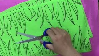 Vẽ Cỏ Hoa Trang Trí Lớp Học | ART Thao162