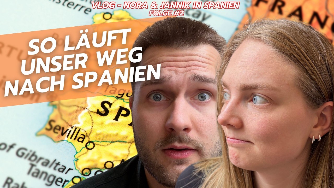UNSER WEG NACH SPANIEN | Roadtrip durch Schweiz & Italien | Nora & Jannik in Spanien VLOG Folge 2