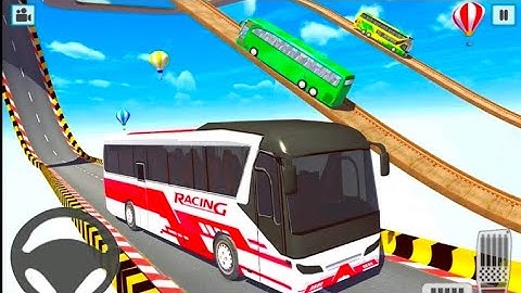 Crazy Bus Stunt Driving simulator - Impossible Bus Mega Ramp Racing Android gameplay | #gaming