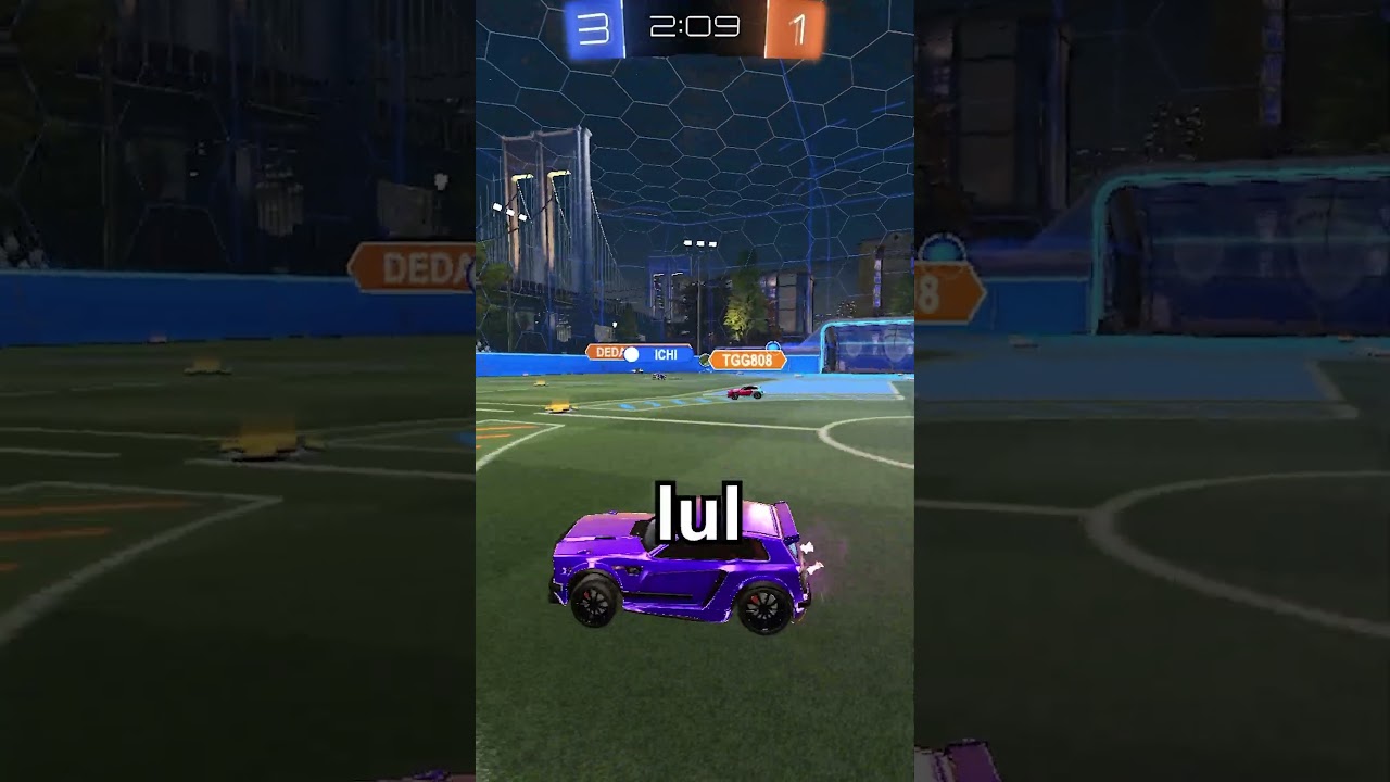 Соник захватил моё лобби в Rocket League💀