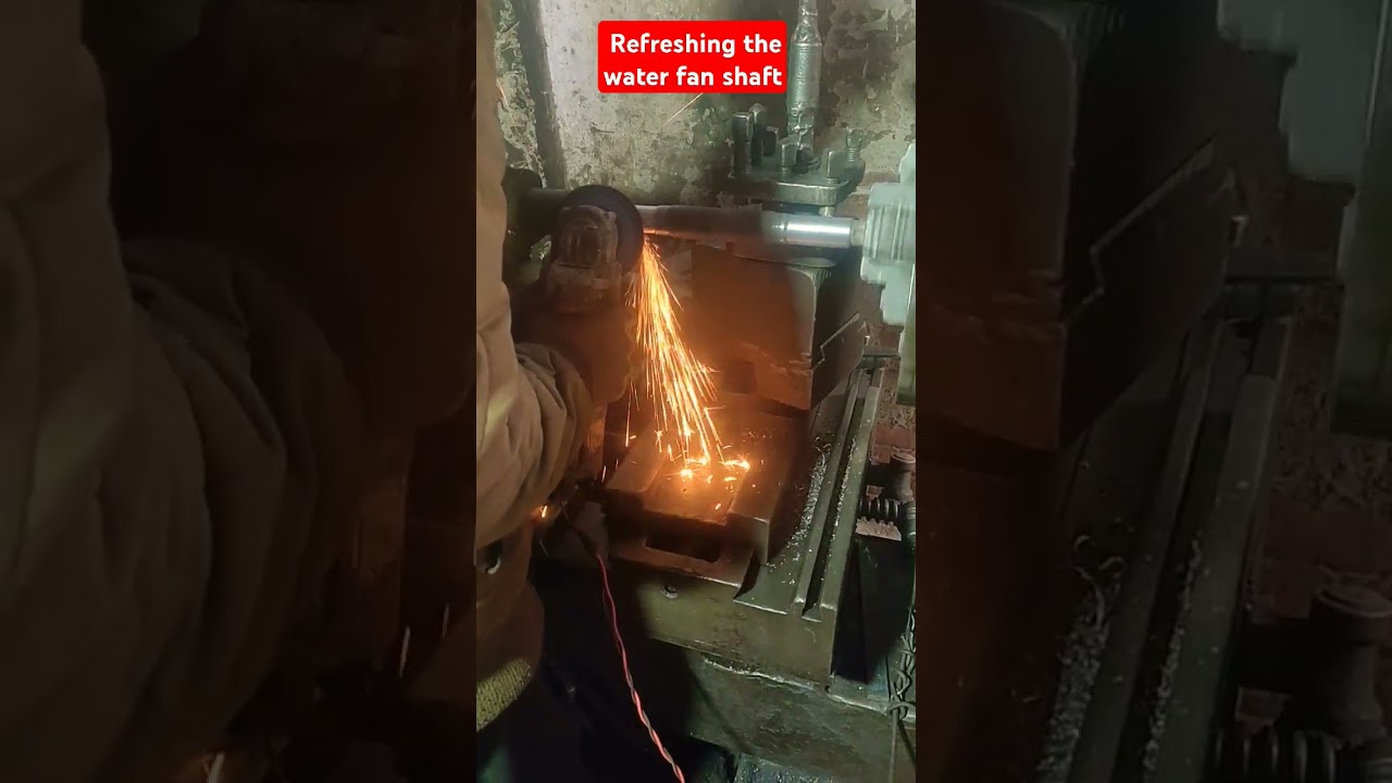 Refreshing the water fan shaft
