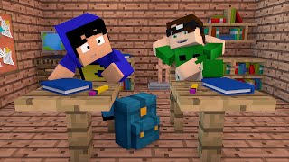 Minecraft: PAC E MIKE NA ESCOLA! (Build Battle)