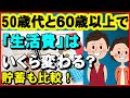 【老後生活】50歳代と60歳以上で「生活費」はいくら変わる？「貯蓄」も比較【ユアライフアップガイド】