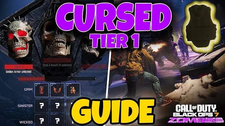 How to Unlock GOLDEN ARMOR & Get the First 3 RELICS on Cursed Mode   BO7 Zombies Ashes of the Damned