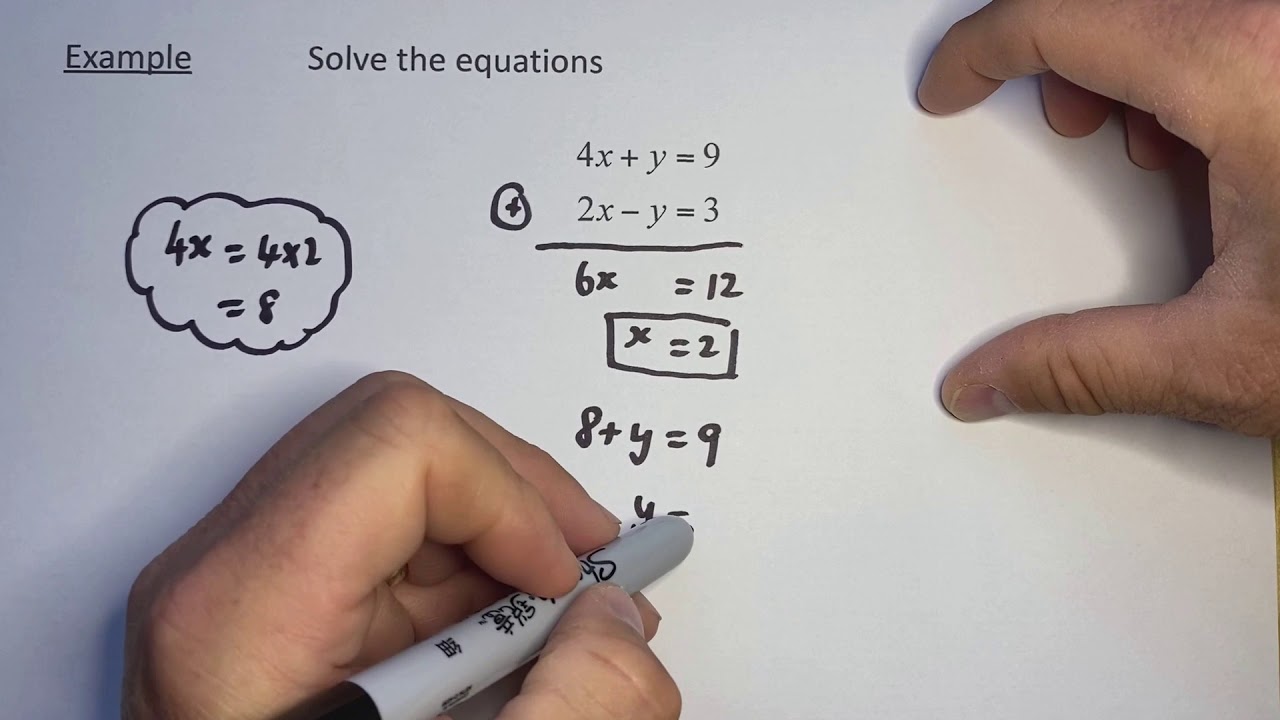 Simultaneous Equations - YouTube Simultaneous Equations - YouTube
