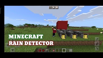 MINECRAFT RAIN DETECTOR