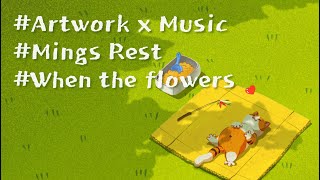 [Artwork x Music] 밍이의 휴식, Mings Rest (When the flowers/Happy) [BGM/Illustration] screenshot 1
