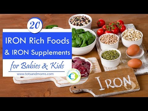 20 Iron Rich Foods and Iron Supplements for Babies & Kids