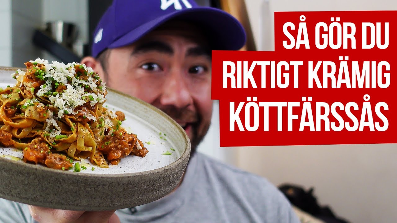 Gräddig köttfärssås - så som min pappa gör den