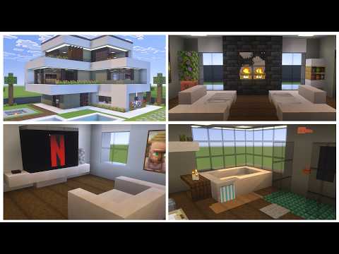 Minecraft: Modern House Furniture | Tutorial