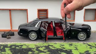 1:18 Rolls-Royce Phantom VIII, black - Kengfai [Unboxing]