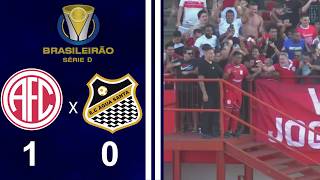 BRASILEIRO SÉRIE D 2026 - 10ª RODADA - AMERICA 1X0 ÁGUA SANTA