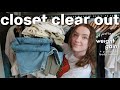 CLOSET CLEAR OUT | a chat about body image, weight gain & not fitting your clothes