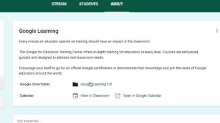 Share a "Resources" Folder within your Google Classroom