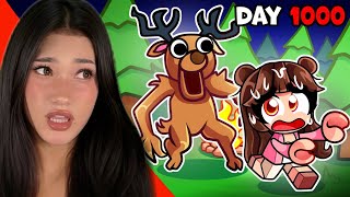 Can I Survive 1000 NIGHTS in the Forest?!