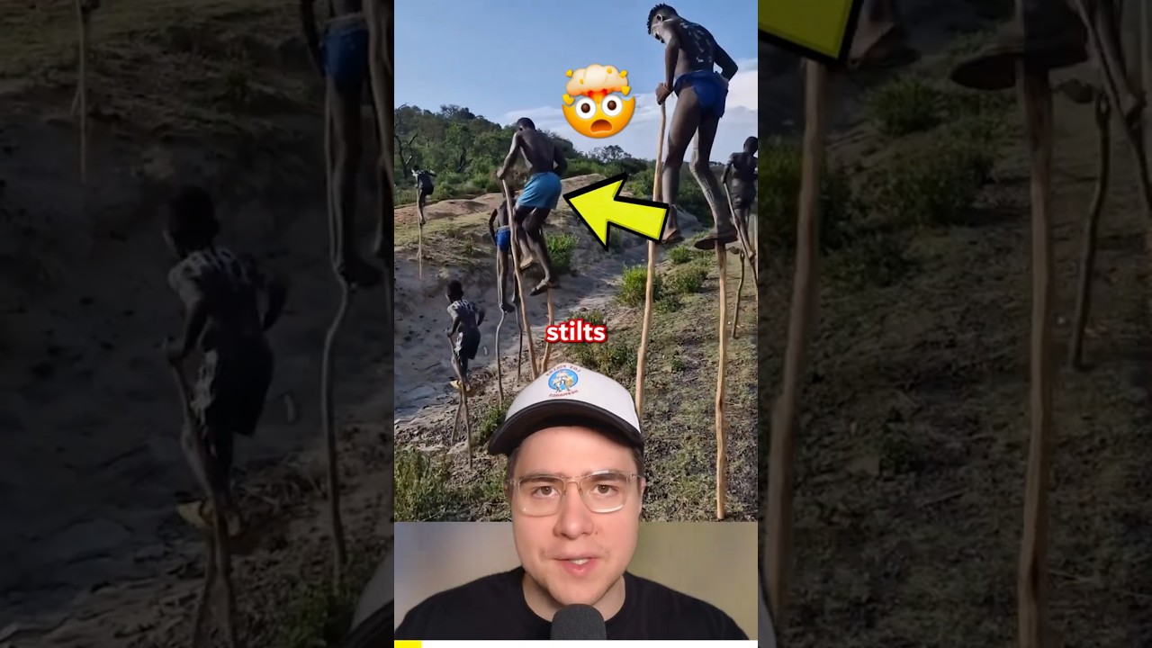 Tribe Uses Stilts For Survival