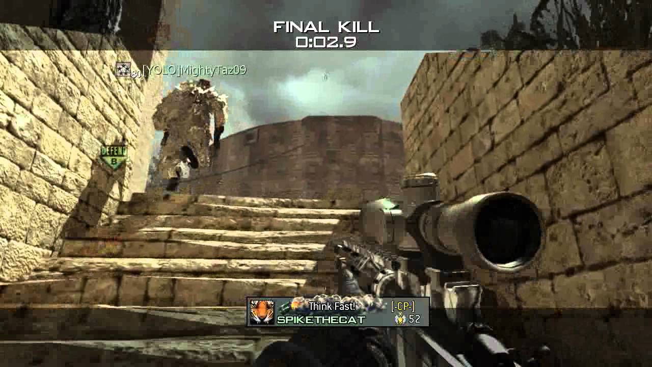 SPIKETHECAT - Diagonal Throwing Knife Final Killcam - YouTube