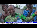 Don de 6 lampadaires solaires aux populations de sohon  arrondissement de gbhou